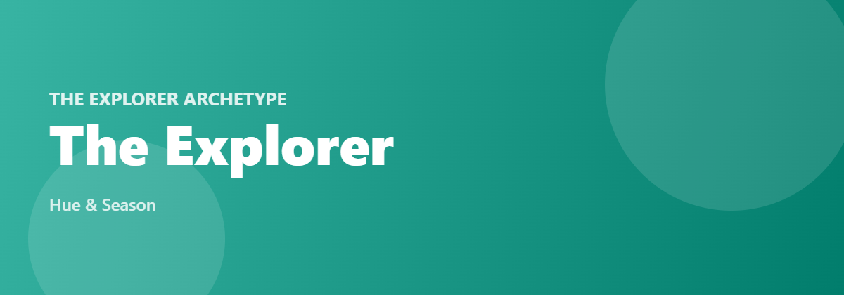 The Explorer archetype banner