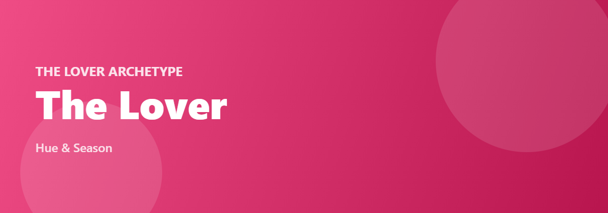 The Lover archetype banner