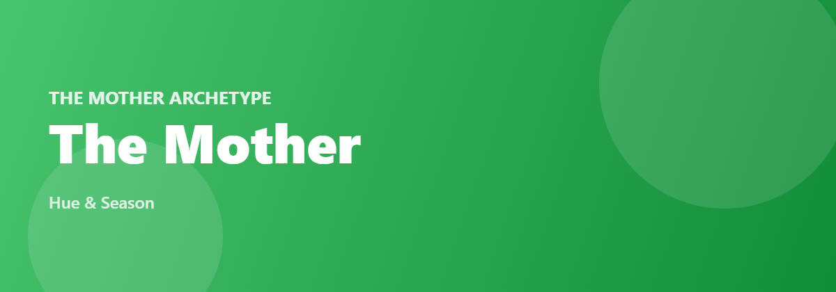 The Mother archetype banner