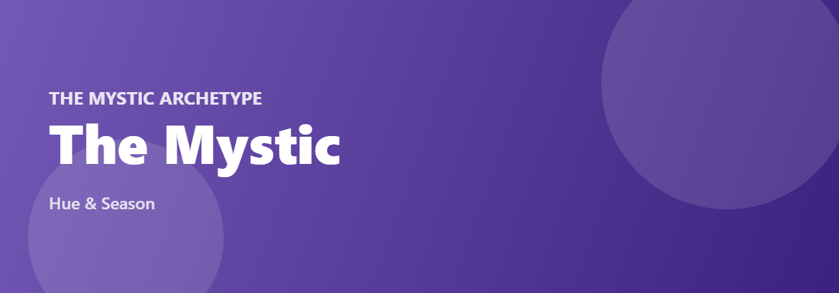 The Mystic archetype banner