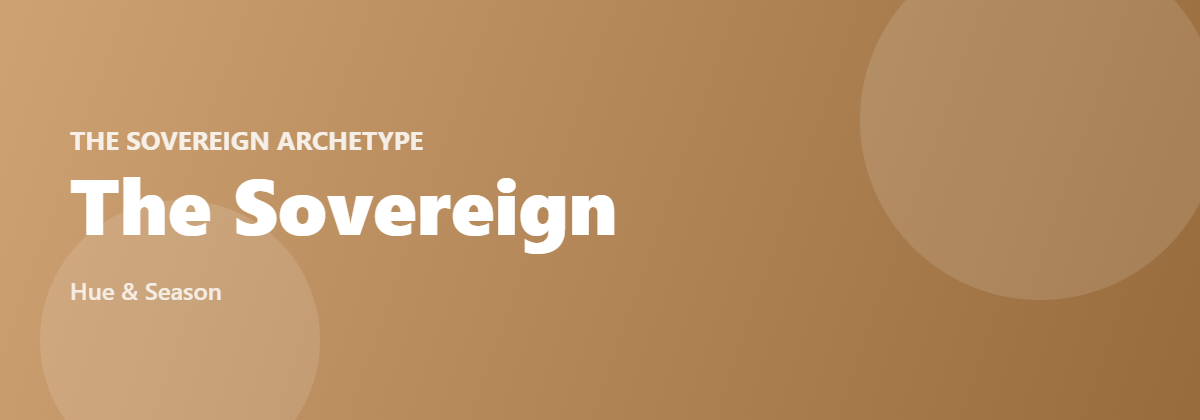 The Sovereign archetype banner